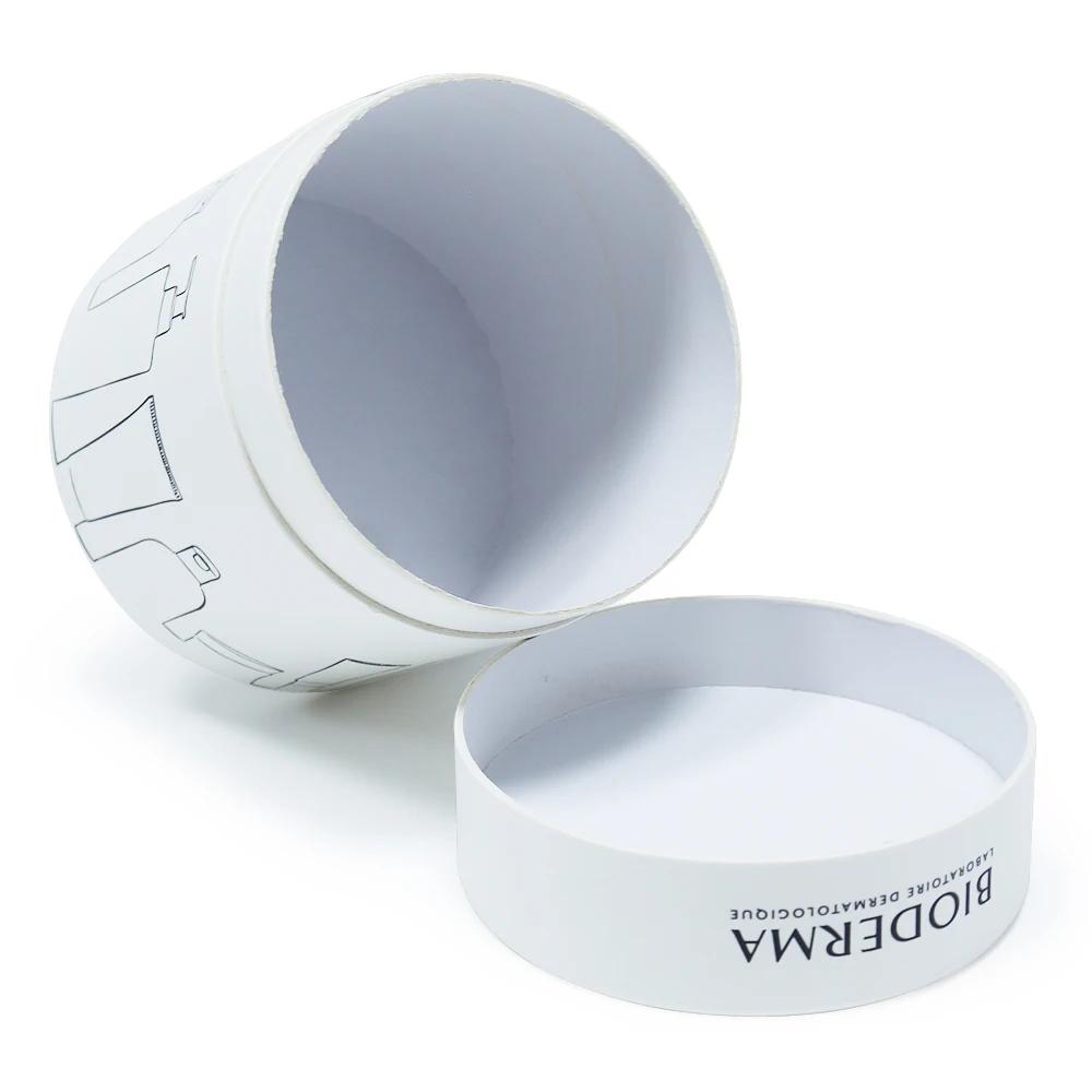 wholesale Custom Printed Creative candle spray cosmetic essential oil bottle  round paper tube packaging boxes