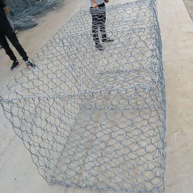 2x1x1m 2x1x0.5m 6x8 8x10 10x12 12x15 2.7x3.4 2.4x3.0 Galvanized Galfan PVC Coated Grey coated gabion box