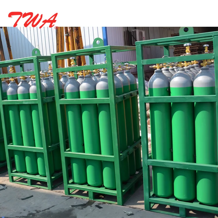 High Pressure  10L 40L 50L 68L Seamless Steel Tank CO2/Oxygen Gas Cylinder
