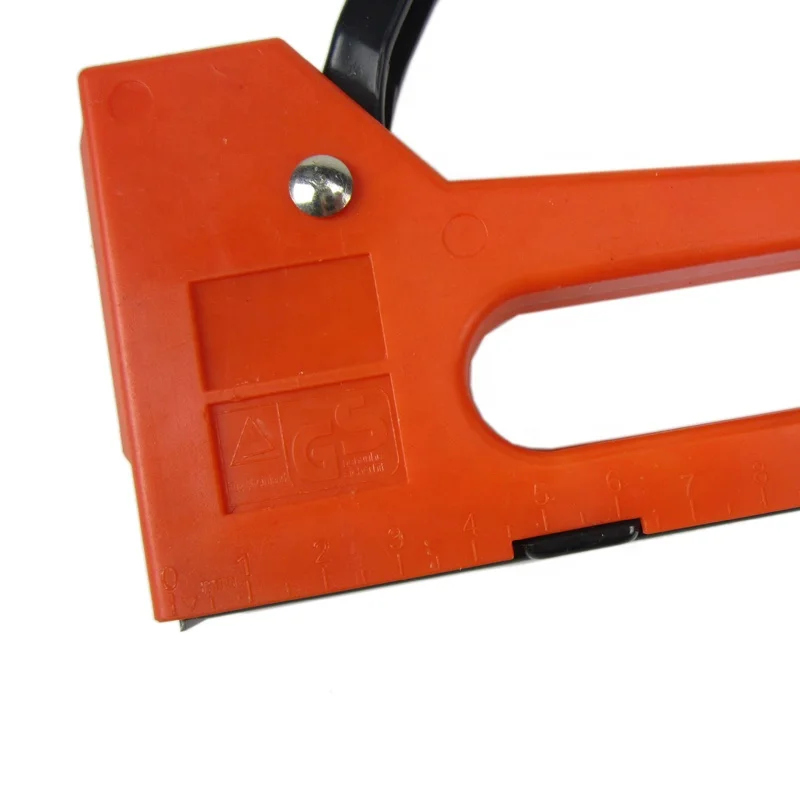 Cheap price manual stapler gun tacker for 4mm-8mm staple nail gun with ruler