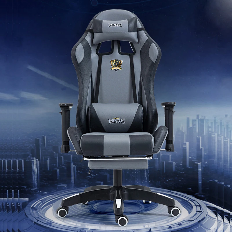 Office Home Furniture China Factory Selling Lumbar Support Ergonomic PC Gaming Chair with Comfortable Footrest