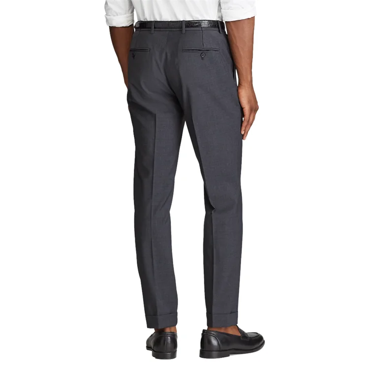 2022 Hot Sale Simple Design Lightweight Spandex Nylon Mens Teachers Pants Best School Uniform