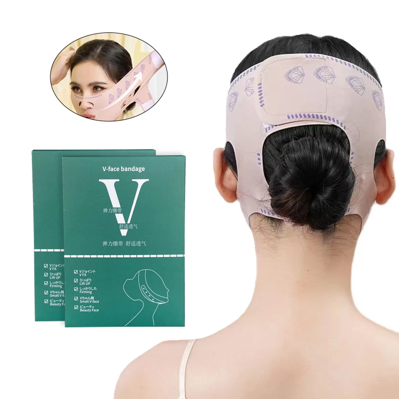 V Line Mask Band Slimming Strap Double Chin Reducer Face Lifting Bandage