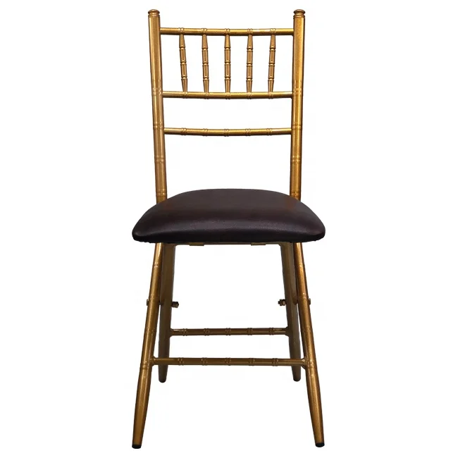 Фабрика Lorero, Свадебное торжество, вечеринка, Золотой металлический складной стул Тиффани chiavari