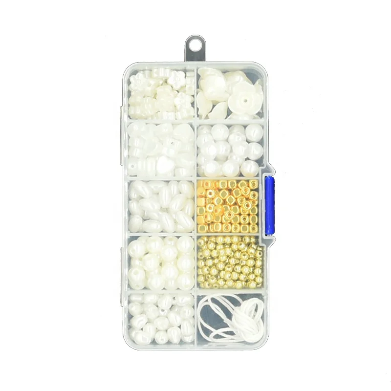 Hot Selling New Style ABS Plastic Beads Set DIY Jewelry Accessories Bracelet Necklace Production Materials