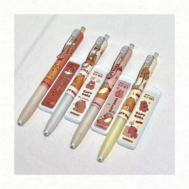 School Automatic Pencil Cute Animal Shaped Non Sharpening Activity Pencil Set Student Learning Stationery Supplies