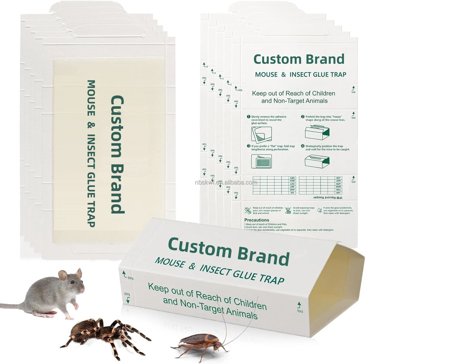 Catchmaster PIC GMT4F Mouse Glue Trap LongLasting Adhesive Traps for Effective Pest Management 12 Pack