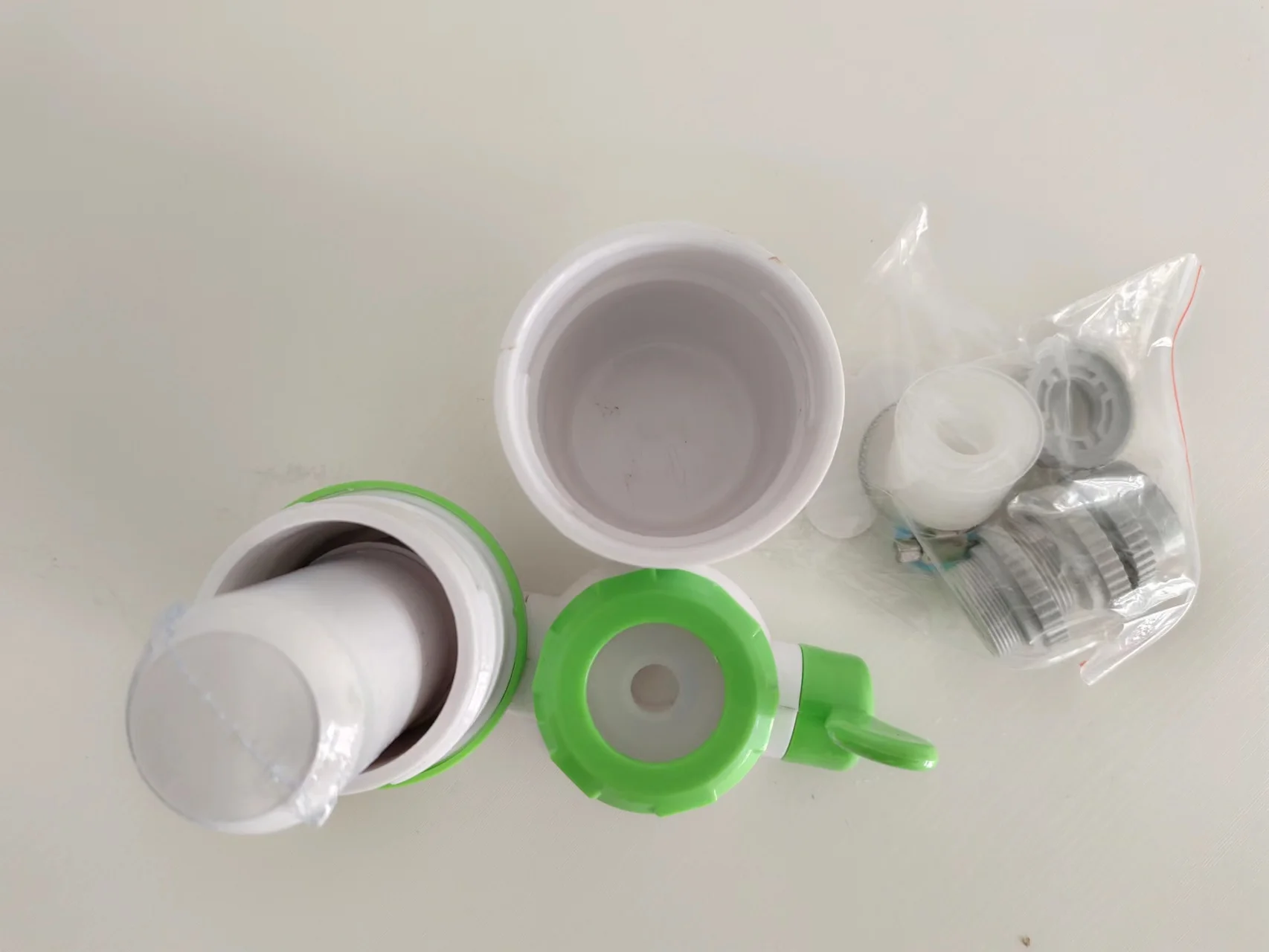 Exquisite visual kitchen faucet water purifier, mini tap water filter with ceramic carbon filter cartridge