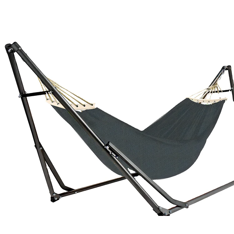 Factory Price Durable Stainless Steel Iron Pipe Hammock Stand Camping Hammock Bed