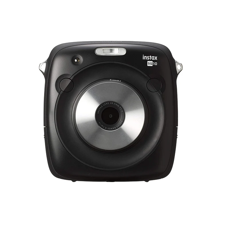 Простая в использовании камера для мгновенной печати Fujifim instax square SQ 10 камера с режимом освещения и затемнения (черный цвет)