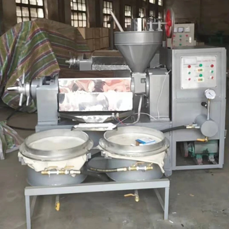 seed oil pressing machine combined with oil filter for groundnut soybean sesame coconut flax seed sunflower factory professional