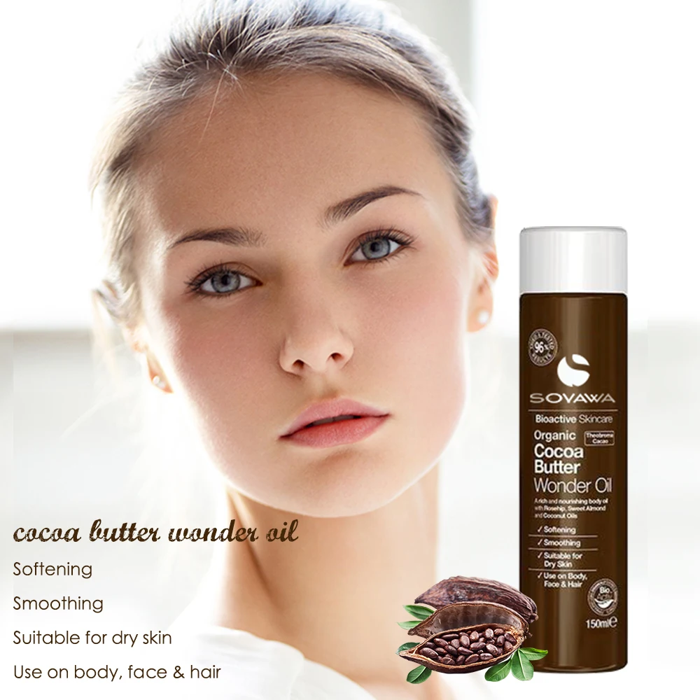 Organic Cocoa Butter Body Massage Wander Oil Liquid HDPE Plastic Drums Pure Essential Oil Moisturizing Fine Cosmetics Top Grade