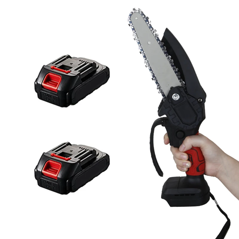 Mini Electric Chainsaw Rechargeable Cordless Battery Lithium Electric Chainsaw Garden Electric Chainsaw