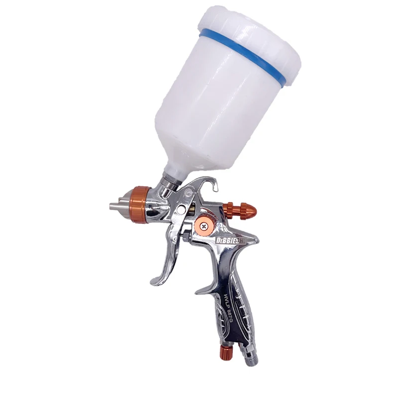 Automotive Sheet Metal Orange Spray Car Painting Gun Tool Topcoat Electroplating Bright Chrome Gun Spray Gun