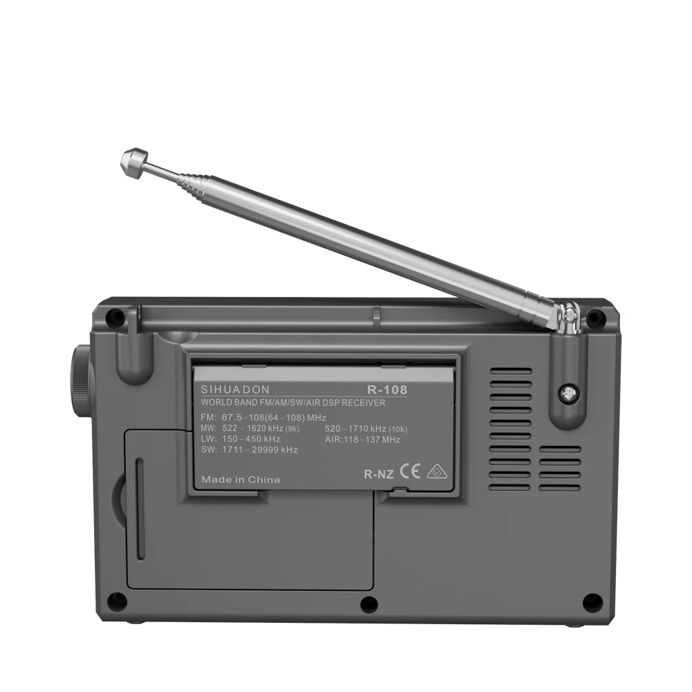 Горячее надувательство sihuadon R-108 карман цифровые часы-будильник портативный Fm радио