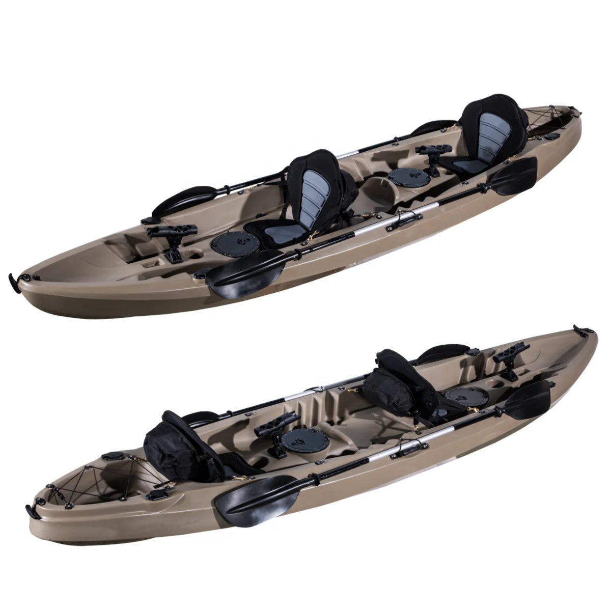 Hot Sale LSF  Family Kayak 3 People Sit on Top  Cruising Fishing Kayak