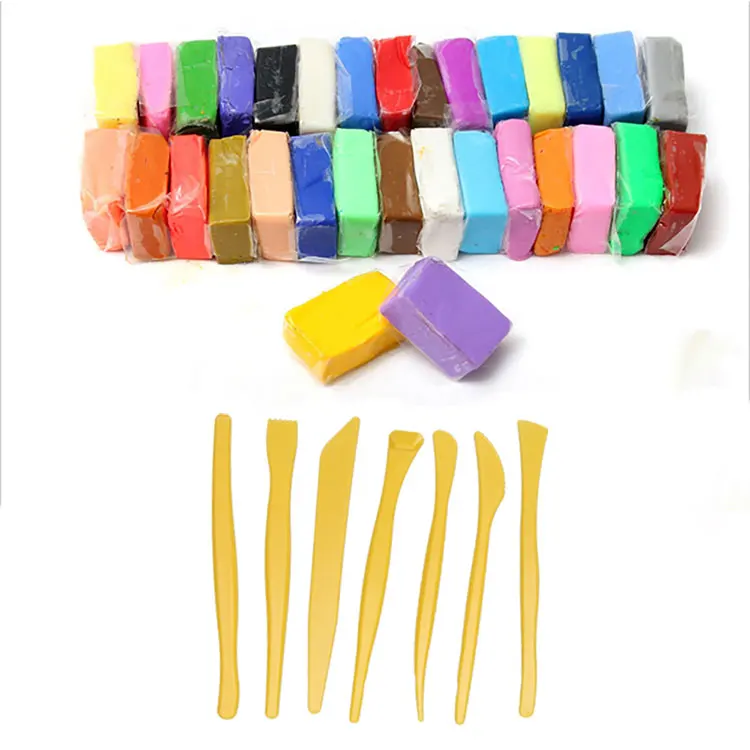 
XuQian 7 Pcs Set Plastic Crafts Clay Modeling Tool Pottery Carving Tools DIY Kit for Shaping Sculpting Carving yellow  (1600200303730)