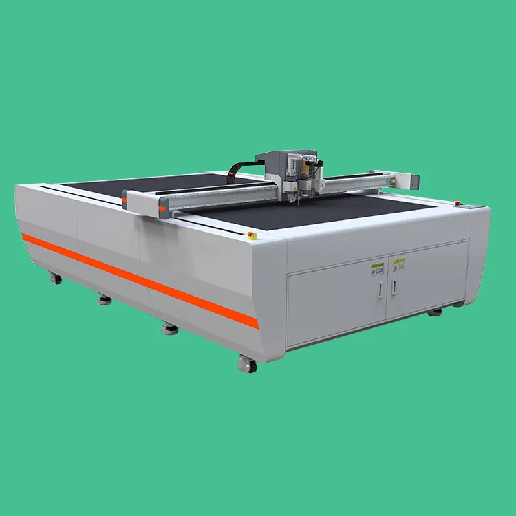 Factory price fiber cloth rail fabric vibrating knife cutting machine