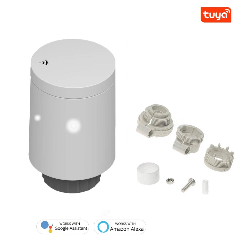 Thermostat TRV Radiator Valves Wireless Control Boiler Tuya Zigbee Gateway Additional Adaptors Intelligent Heating
