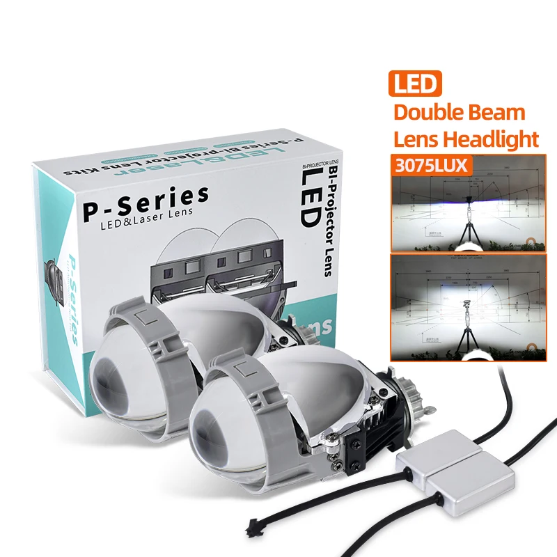 
RX9 Focos Bi LED Faros Biled Projector Turboes 90W Auto Lighting System Headlamps Proyectores Lens Retrofit Laser Led Headlights 