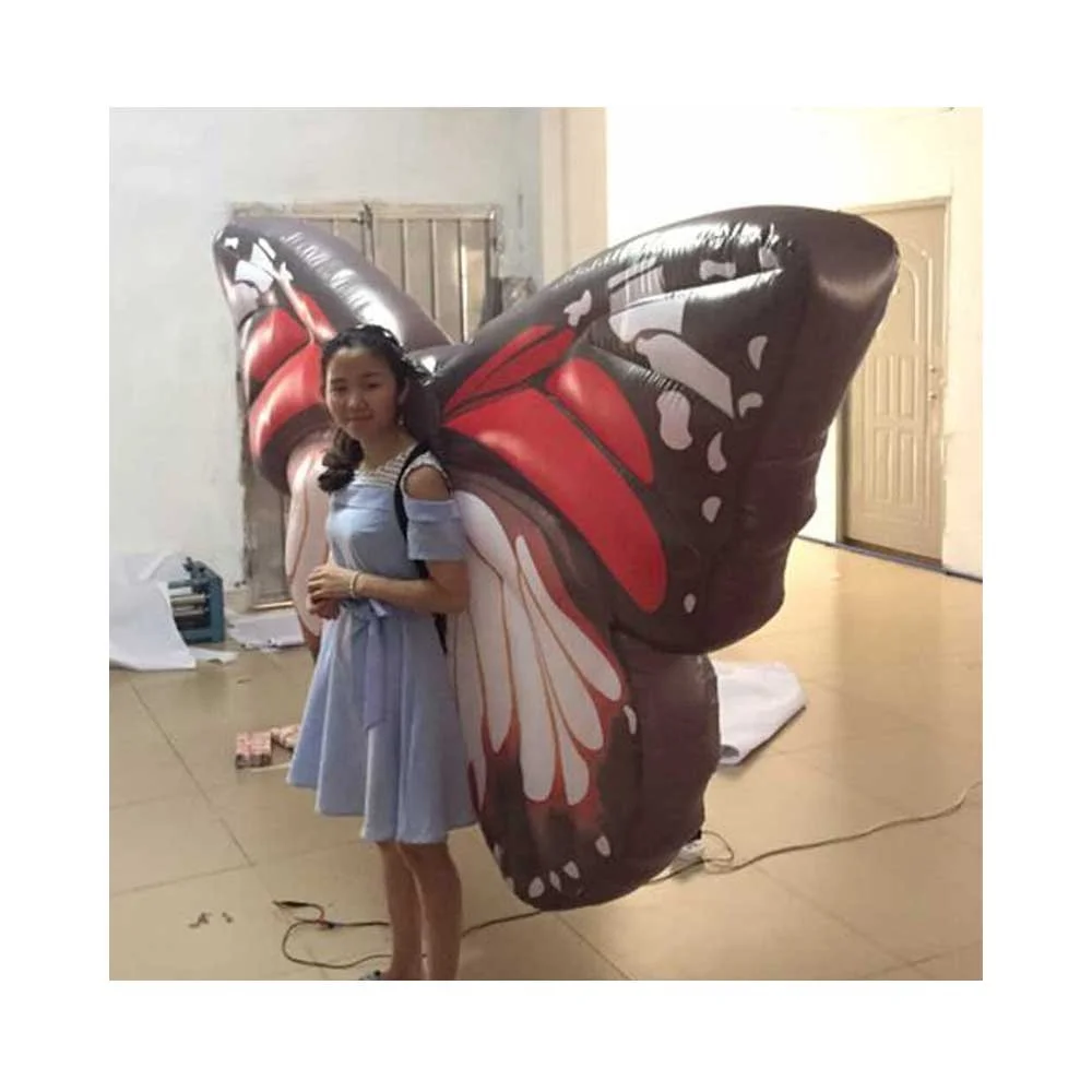 Popular Decoration Giant Inflatable f Butterfly Wings Costume Inflatable Wing Festival Parade