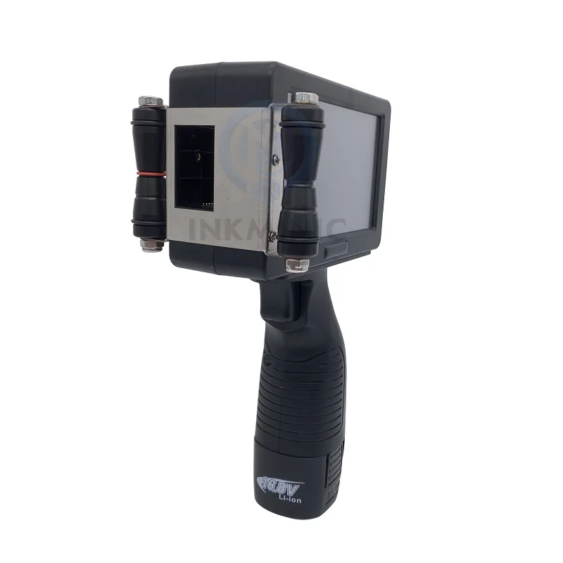 With 42ml Cartridge Portable Hand Held TIJ Date Number Batch Code Stamp Printer Coding 2.5 Ink Jet Handheld Inkjet Printer