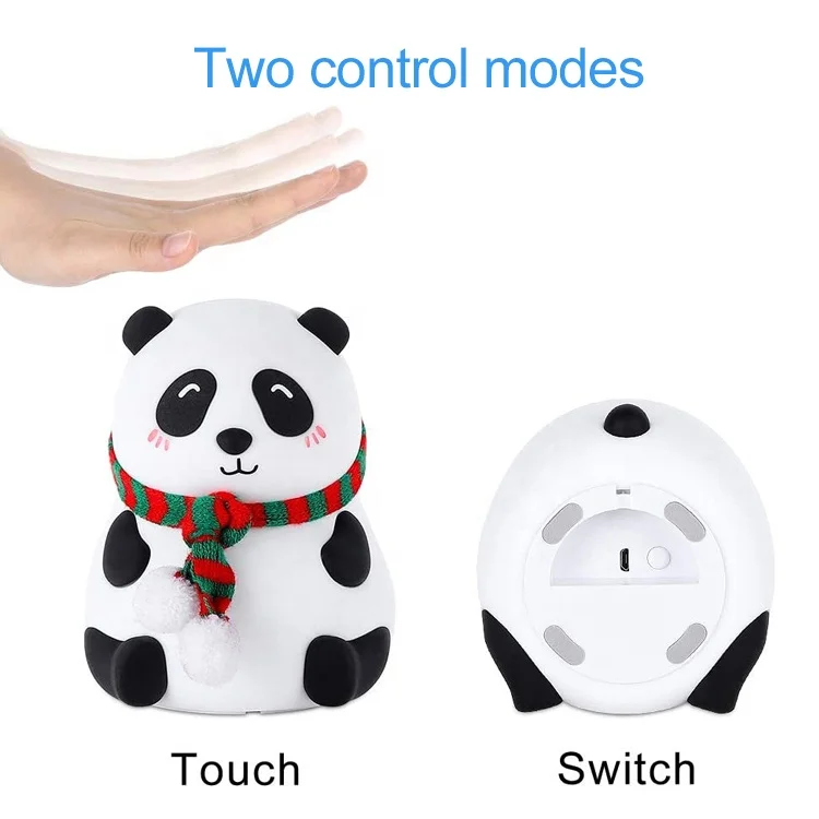 New style Lamp For Children Baby Kids Bedside Multicolor Silicone Touch Sensor Tap Control LED Night Light