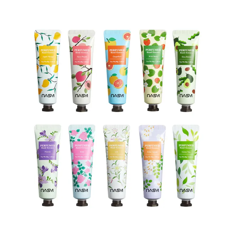 Private Label Wholesale Anti Chapping Moisturizing Whitening Creams Working Hand Lotion Cream Fruit Christmas Hand Cream