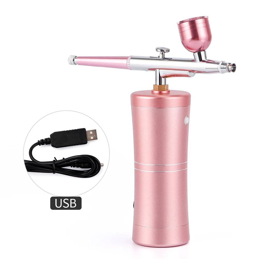 CYMRIX Portable Dual Action Nozzle Airbrush Kit Compressor Air Brush Paint Spray Gun Art Desgin Tattoo Cake Air-brush