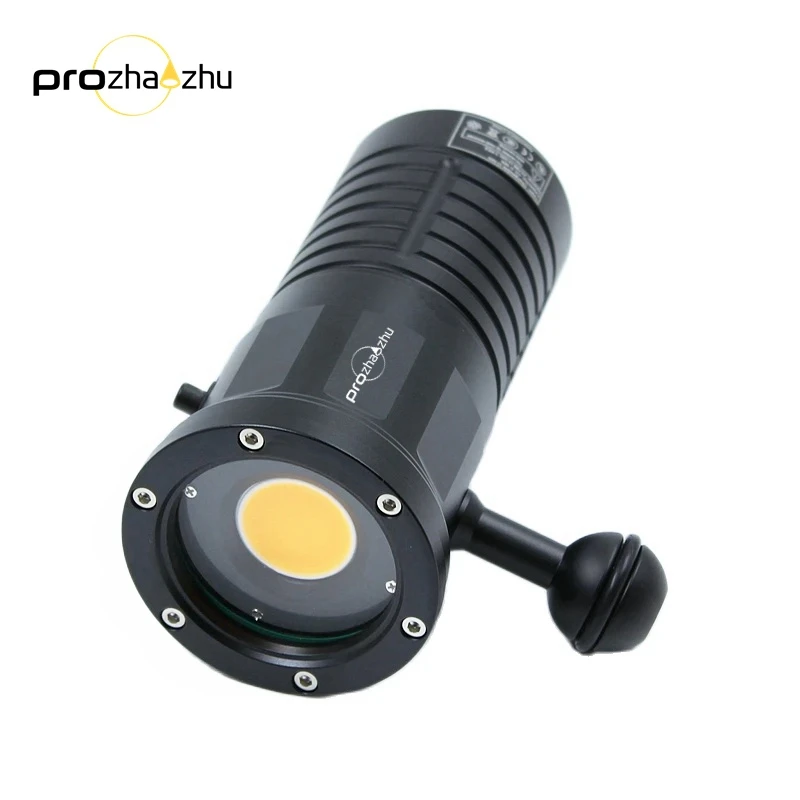 12000 lumen COB Wide Angle 120 degrees IP68 200M Waterproof Rechargeable Video Photo Film Diving Lamp