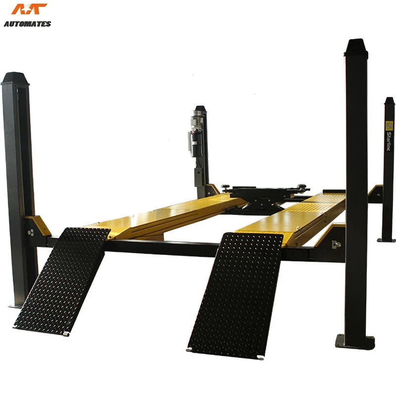 YK Automate 4 post Vehicle hoist for car maintenance service 4 post garage lift
