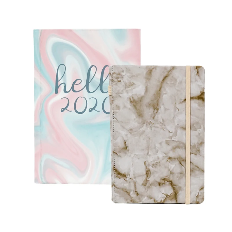 Small Rose Gold Vegan Left Handed Zippered Thick 200 Page Custom Pu Leather Notebook Journal With Pen Holder