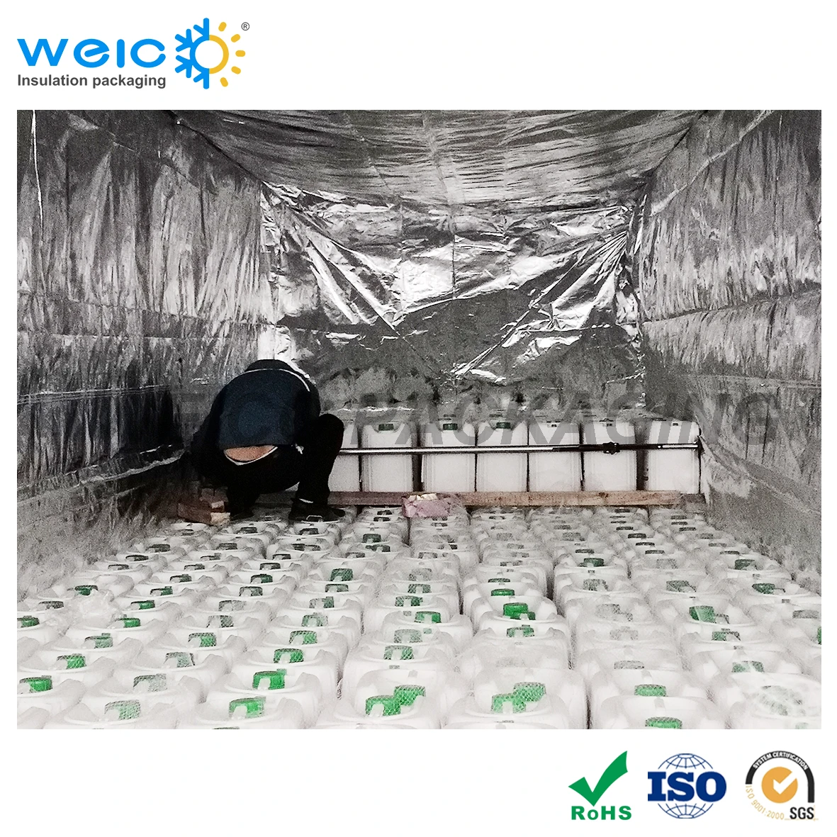 Cargo Foil Thermal Blankets Insulated Shipping Container Liner