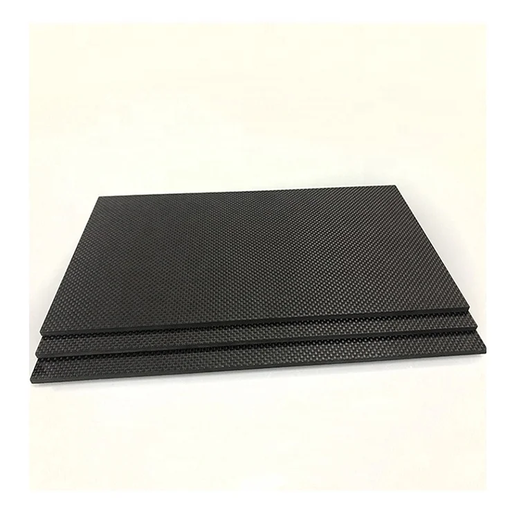 High quality 3K Twill Weave Carbon Fibre Sheet Price Carbon Fiber Strip  Matt Carbon Fiber Plate