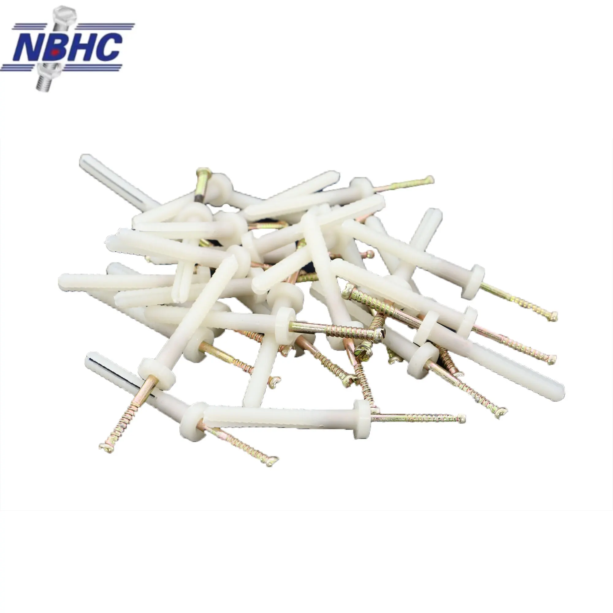 NBHC023AN отличное качество 5*25 5*40 6 5*50 расширение пластиковая настенная пробка нейлоновая гвоздь в якорь