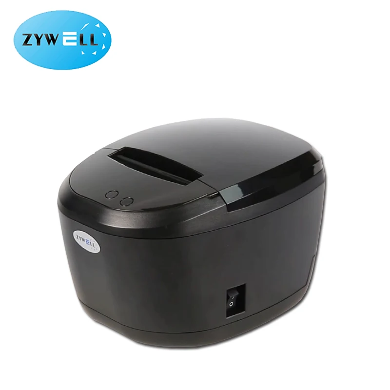 Термальный принтер Zywell 80 мм POS, принтер для печати купюр, чеков, билетов, POS-принтер 80 с выдвижным ящиком для наличных денег