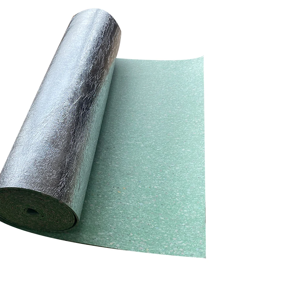 Double-sided non-woven fabric ground leveling flooring underlayment for wooden floors