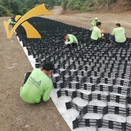 improve soil stabilisation control NEW robust 3D cellular confinement system designed to geocell erosion