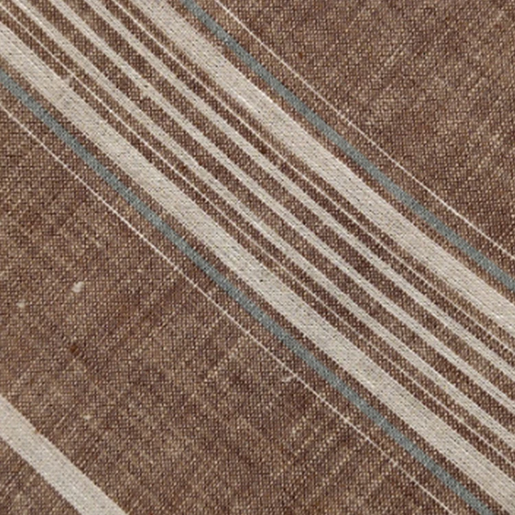 High quality italy french mens women clothes 100% linen dress fabric manufacturer china striped linen fabric for clothing