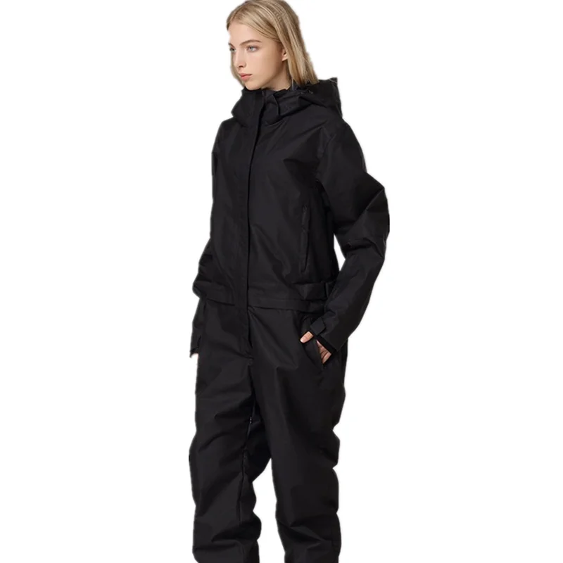 
Women One Pieces Jumpsuits Coveralls Winter Outdoor Waterproof Snowsuits for Snow suit Racing Sports Ski Suits 