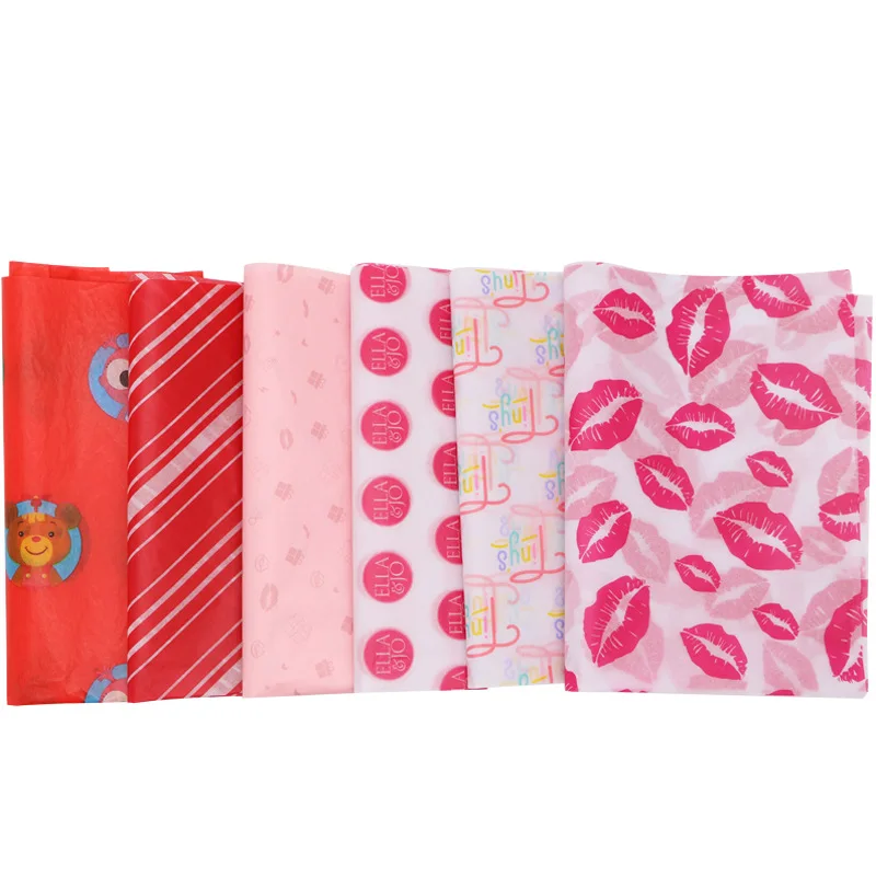 Custom Color Packaging Recycled Clothing Foil Garment Lamination Printing Clothes Tissue Wrapping Paper