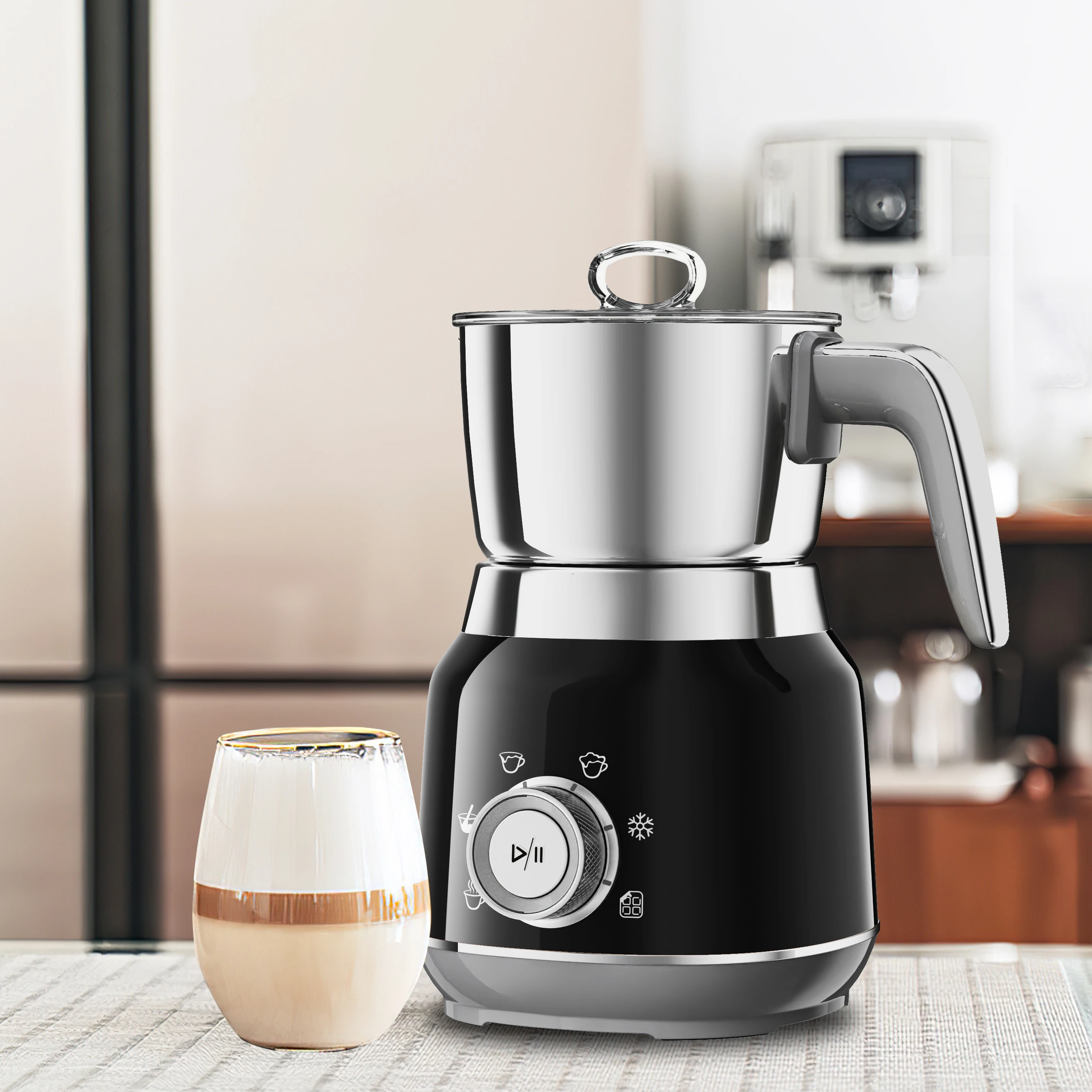 High Quality Eastar Cheap Price Milk Frother Heating Milk Coffee Foam Steamer Electric Milk Frother