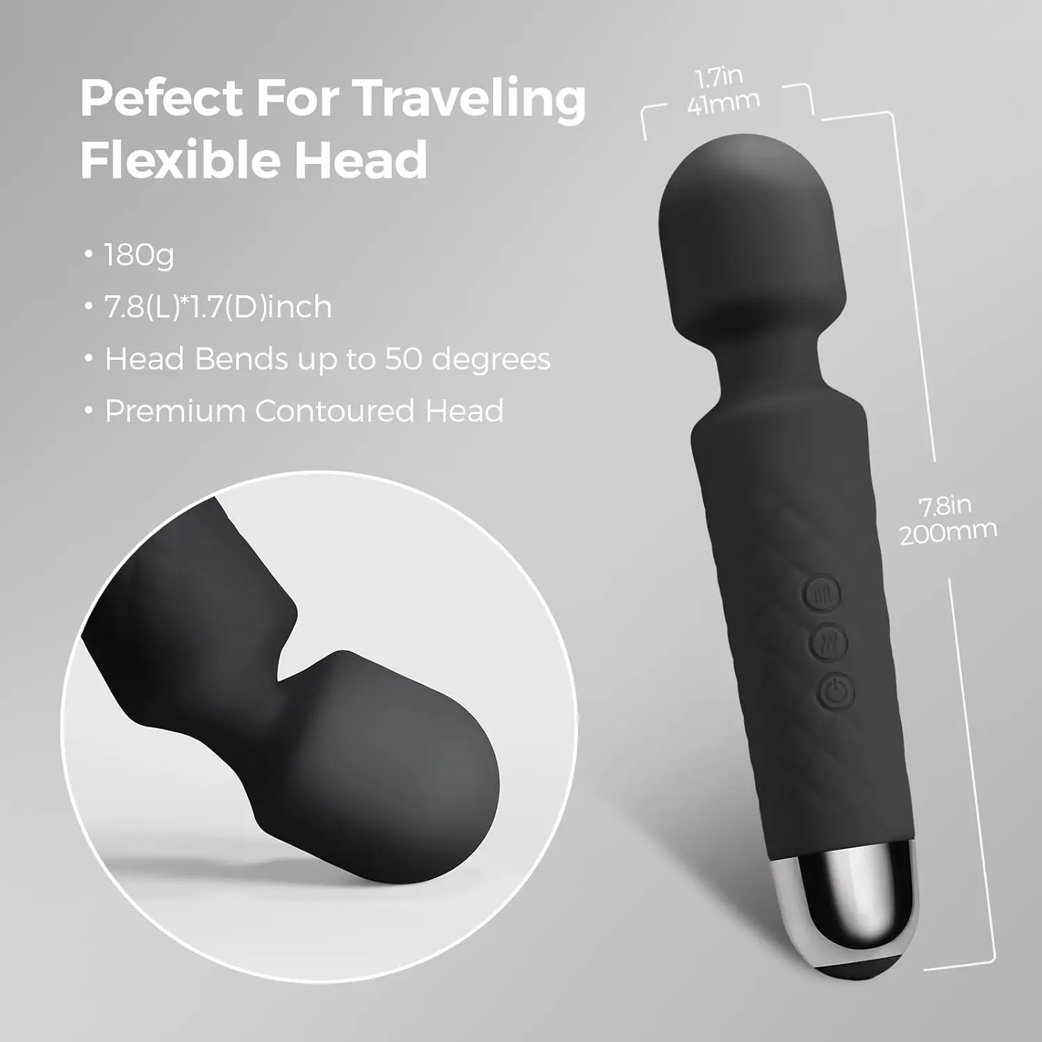 Factory Customization Wand Vibrator Sex Toys Massager Mute Powerful 20 Modes 8 Speed Amazon Hot Selling Vibrator Wand Supplier