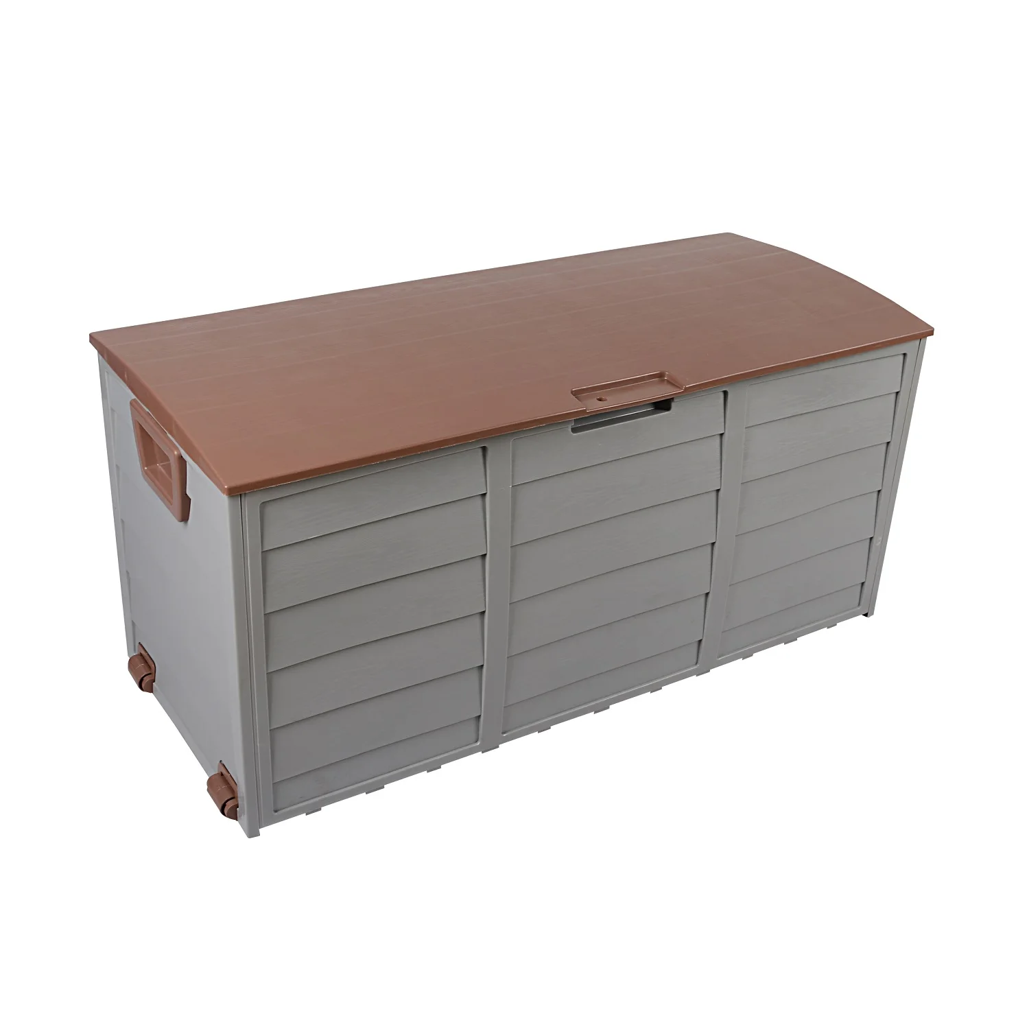 
Plastic Weatherproof Lockable Shed Garden Deck/Lockable Outdoor Storage Box 