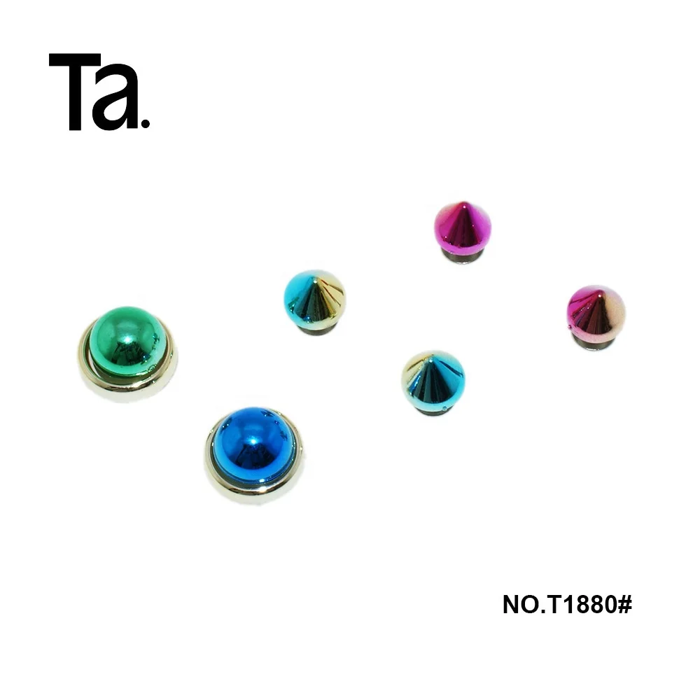 TANAI Fashion decorative rivets metal jeans button studs snap button