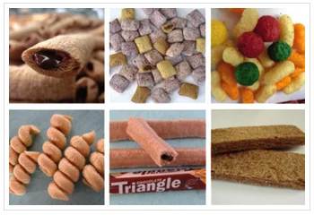 Extruded Automatic Chocolate Filled Cereal Snacks Production Line/Making Machine/Process Line
