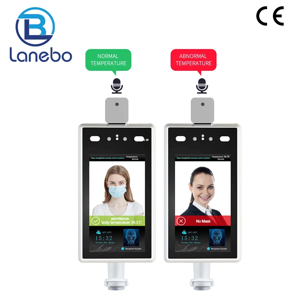 China Manufactory biometric access control system real-time indicate facial recognition thermal imaging camera