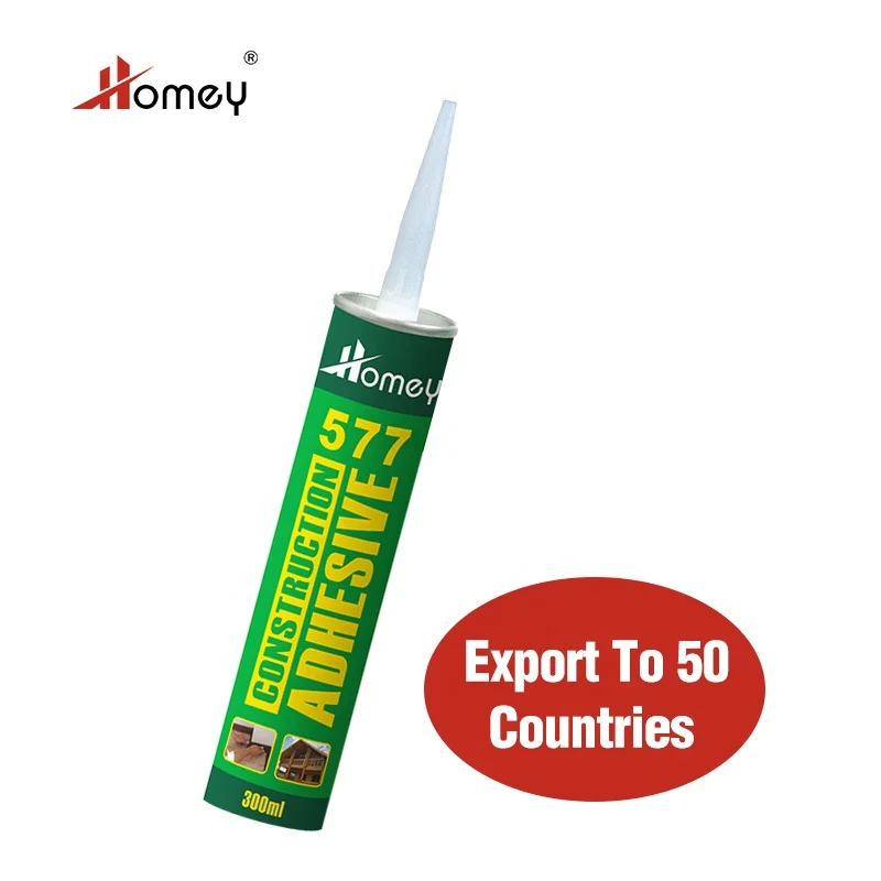 Homey Wholesale OEM liquid nails adhesive white Construction Adhesive