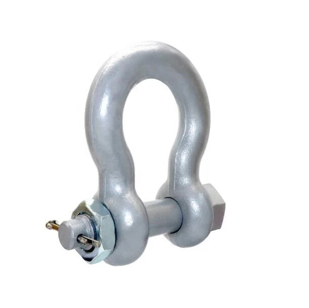 Hot Selling Rigging Hardware G2130 Us Type Bow Type Shackle Bolt Safety Anchor Shackle