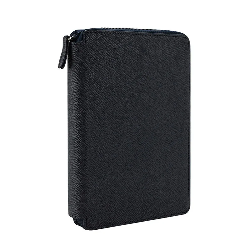 Carrying Portfolio Wallet Case Laptop Hand Carrying Briefcase Genuine Leather Zipper Purse